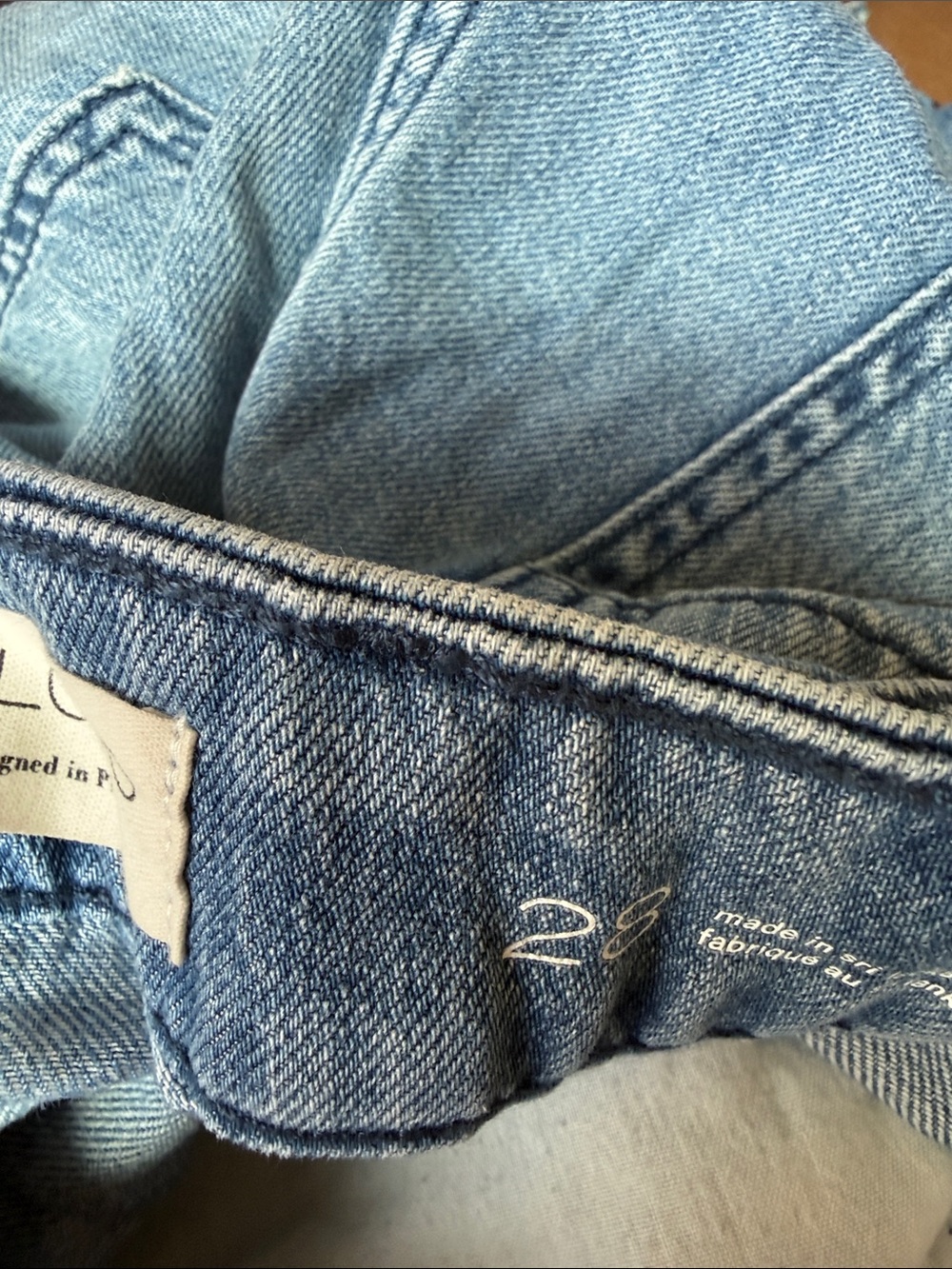 Anthropologie Pilcro Mid Rise Super Baggy Wide Leg Jeans Sz 28 - Picture 4 of 5